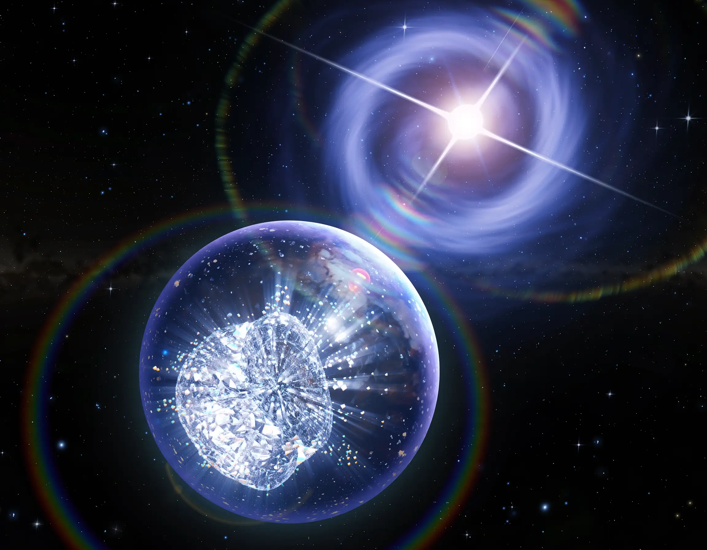 Exo-Planet J1719-1438 b pulsar Rocks n Pops